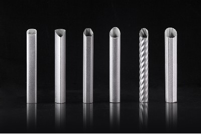 側圓管、三角管、六邊形管、圓管、扭紋管、直紋管